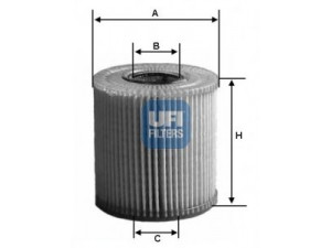 UFI 25.039.00 alyvos filtras 
 Techninės priežiūros dalys -> Techninės priežiūros intervalai
1371199, 1421704, 6G9N-6744-BA