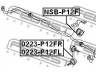 FEBEST 0223-P12FL šarnyro stabilizatorius 
 Ašies montavimas/vairavimo mechanizmas/ratai -> Stabilizatorius/fiksatoriai -> Savaime išsilyginanti atrama
54668-AU000, 54668-BA30A