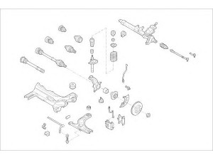 DELPHI AUDI-05603-F rato pakaba 
 Ašies montavimas/vairavimo mechanizmas/ratai -> Prekių paieška pagal schemą