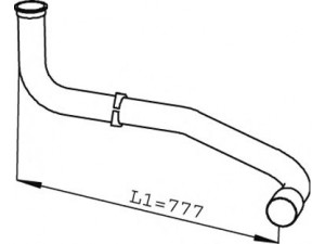 DINEX 22177 išleidimo kolektorius 
 Išmetimo sistema -> Išmetimo vamzdžiai
1401121