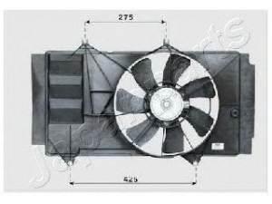 JAPANPARTS VNT151829 ventiliatorius, radiatoriaus 
 Aušinimo sistema -> Oro aušinimas
163610N010, 1636121050, 1636304050