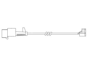 KAWE WS0323A įspėjimo kontaktas, stabdžių trinkelių susidėvėjimas 
 Stabdžių sistema -> Susidėvėjimo indikatorius, stabdžių trinkelės
1906462, 2992394, 42548196, 42559616