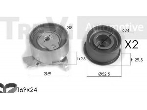 TREVI AUTOMOTIVE KD1177 paskirstymo diržo komplektas 
 Techninės priežiūros dalys -> Papildomas remontas
1606191, 1606192, 93174260, 93174261