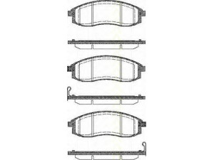 TRISCAN 8110 42023 stabdžių trinkelių rinkinys, diskinis stabdys 
 Techninės priežiūros dalys -> Papildomas remontas
MR527550