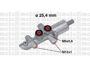 METELLI 05-0735 pagrindinis cilindras, stabdžiai 
 Stabdžių sistema -> Pagrindinis stabdžių cilindras
006 430 13 01, 006 430 17 01