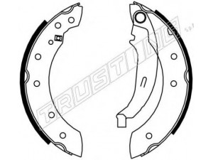 TRUSTING 7182 stabdžių trinkelių komplektas 
 Techninės priežiūros dalys -> Papildomas remontas