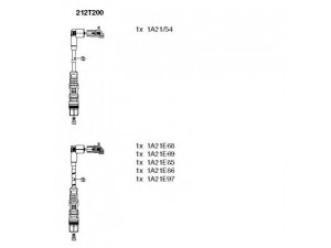 BREMI 212T200 uždegimo laido komplektas 
 Kibirkšties / kaitinamasis uždegimas -> Uždegimo laidai/jungtys
021 905 430 BT