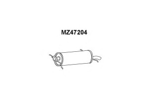 VENEPORTE MZ47204 galinis duslintuvas 
 Išmetimo sistema -> Duslintuvas
F20240100F, F20240100F9S, FEC140100A