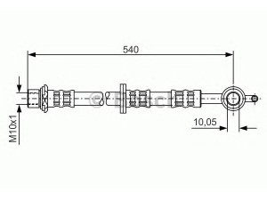 BOSCH 1 987 476 833 stabdžių žarnelė 
 Stabdžių sistema -> Stabdžių žarnelės
90080 94204, 90947 02A45