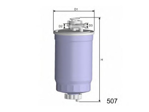 MISFAT M415 kuro filtras 
 Techninės priežiūros dalys -> Papildomas remontas
6K0127401G, 6K0127401H, 6K0127401G