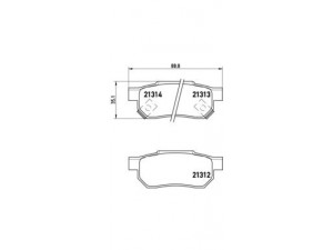 BREMBO P 28 017 stabdžių trinkelių rinkinys, diskinis stabdys 
 Techninės priežiūros dalys -> Papildomas remontas
06022SP8000, 43022S04010, 43022SAAE50