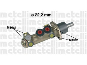 METELLI 05-0208 pagrindinis cilindras, stabdžiai 
 Stabdžių sistema -> Pagrindinis stabdžių cilindras
60571358, 60589820, 60608676, 71739592