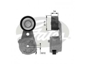GATES T38601 diržo įtempiklis, V formos rumbuotas diržas 
 Diržinė pavara -> V formos rumbuotas diržas/komplektas -> Dirželio įtempiklis (įtempimo blokas)
5412000870, 5412001570, A5412000870
