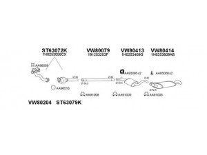 VENEPORTE 800065 išmetimo sistema 
 Išmetimo sistema -> Išmetimo sistema, visa