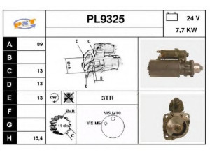 SNRA PL9325 starteris