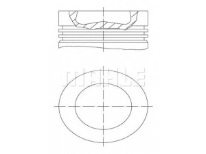 MAHLE ORIGINAL 028 PI 00129 000 stūmoklis 
 Variklis -> Cilindrai/stūmokliai
03L 107 065 AD, 03L 107 065 M