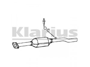 KLARIUS 311747 katalizatoriaus keitiklis 
 Išmetimo sistema -> Katalizatoriaus keitiklis
1K0254401B, 1K0254401BX, 1K0254401F