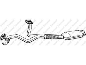 BOSAL 098-542 katalizatoriaus keitiklis 
 Išmetimo sistema -> Katalizatoriaus keitiklis
R1620012