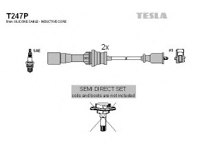 TESLA T247P uždegimo laido komplektas 
 Kibirkšties / kaitinamasis uždegimas -> Uždegimo laidai/jungtys
ZL01-18-140A