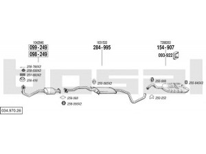 BOSAL 034.970.26 išmetimo sistema 
 Išmetimo sistema -> Išmetimo sistema, visa