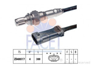 FACET 10.7281 lambda jutiklis 
 Išmetimo sistema -> Lambda jutiklis
22690-00QAC, 77 00 103 504, 77 00 875 342