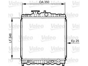 VALEO 731474 radiatorius, variklio aušinimas 
 Aušinimo sistema -> Radiatorius/alyvos aušintuvas -> Radiatorius/dalys
19010-P2F-A51, 19010-P30-901, 19010P2FA51