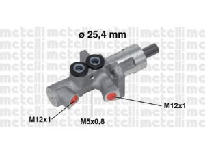 METELLI 05-0613 pagrindinis cilindras, stabdžiai 
 Stabdžių sistema -> Pagrindinis stabdžių cilindras
8E0 611 021A, 8E0 611 021A, 8E0 611 021A