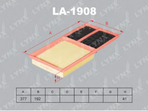 LYNXauto LA-1908 oro filtras 
 Techninės priežiūros dalys -> Techninės priežiūros intervalai
036 129 620 H, 036 129 620 J