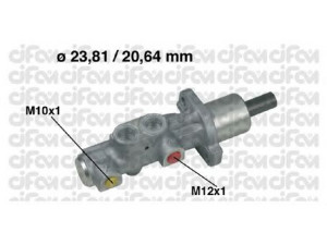 CIFAM 202-576 pagrindinis cilindras, stabdžiai 
 Stabdžių sistema -> Pagrindinis stabdžių cilindras
8602304, 91578856