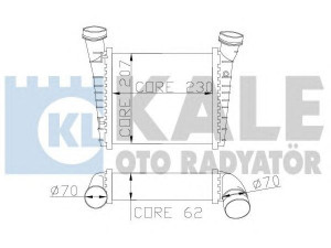 KALE OTO RADYATÖR 342700 tarpinis suslėgto oro aušintuvas, kompresorius 
 Variklis -> Oro tiekimas -> Įkrovos agregatas (turbo/superįkrova) -> Tarpinis suslėgto oro aušintuvas
3B0.145.805 D, 8D0.145.805 C, 8D0145805