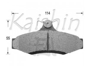 KAISHIN D11172 stabdžių trinkelių rinkinys, diskinis stabdys 
 Techninės priežiūros dalys -> Papildomas remontas
4841105000, 96245179, 96391892