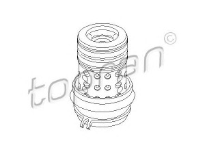 TOPRAN 103 022 variklio montavimas 
 Variklis -> Variklio montavimas -> Variklio montavimo rėmas
1H0 199 609D, 1H0 199 609K, 357 199 609