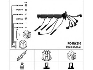 NGK 0553 uždegimo laido komplektas 
 Kibirkšties / kaitinamasis uždegimas -> Uždegimo laidai/jungtys
12 12 1 727 855, 1727855, 1 727 855
