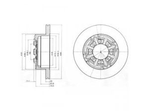 DELPHI BG4171 stabdžių diskas 
 Stabdžių sistema -> Diskinis stabdys -> Stabdžių diskas
190 8773, 42471111, 718 0256