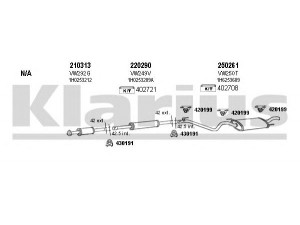 KLARIUS 930570E išmetimo sistema