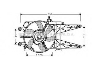 AVA QUALITY COOLING FT7553 ventiliatorius, radiatoriaus 
 Aušinimo sistema -> Oro aušinimas
46785738