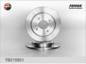 FENOX TB215931 stabdžių diskas 
 Stabdžių sistema -> Diskinis stabdys -> Stabdžių diskas
1073756, 1197572, 1323621, 1373781