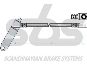 sbs 13308525140 stabdžių žarnelė 
 Stabdžių sistema -> Stabdžių žarnelės
4519458, 4659007