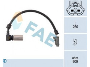 FAE 79086 RPM jutiklis, variklio valdymas 
 Kibirkšties / kaitinamasis uždegimas -> Impulsų generatorius
001 927 321, 001 927 321, 001 927 321