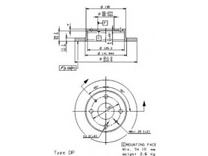 BRECO BS 7642 stabdžių diskas 
 Stabdžių sistema -> Diskinis stabdys -> Stabdžių diskas
4351297204, 4351297204000, 4351297207000