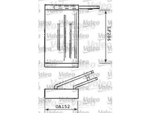 VALEO 812089 šilumokaitis, salono šildymas