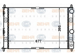 HELLA 8MK 376 766-551 radiatorius, variklio aušinimas 
 Aušinimo sistema -> Radiatorius/alyvos aušintuvas -> Radiatorius/dalys
4 773 642, 5 017 619, 5 017 620