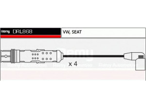 DELCO REMY DRL868 uždegimo laido komplektas 
 Kibirkšties / kaitinamasis uždegimas -> Uždegimo laidai/jungtys
