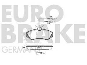 EUROBRAKE 5502221937 stabdžių trinkelių rinkinys, diskinis stabdys 
 Techninės priežiūros dalys -> Papildomas remontas
425234, 425485, 172059, 425154