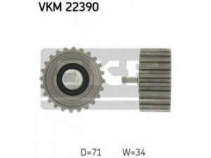 SKF VKM 22390 kreipiantysis skriemulys, paskirstymo diržas 
 Diržinė pavara -> Paskirstymo diržas/komplektas -> Laisvasis/kreipiamasis skriemulys
500388688