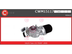 CASCO CWM15117GS valytuvo variklis 
 Priekinio stiklo valymo sistema -> Varikliukas, priekinio stiklo valytuvai
7701044526, 7701050898