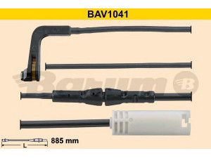 BARUM BAV1041 įspėjimo kontaktas, stabdžių trinkelių susidėvėjimas 
 Stabdžių sistema -> Susidėvėjimo indikatorius, stabdžių trinkelės
34 35 6 763 667, 34 35 6 768 597
