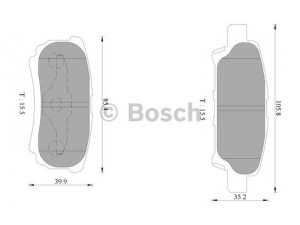 BOSCH 0 986 AB1 401 stabdžių trinkelių rinkinys, diskinis stabdys 
 Techninės priežiūros dalys -> Papildomas remontas
4253 91, 05191271AA, 05191271AB