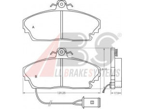 A.B.S. 36647 stabdžių trinkelių rinkinys, diskinis stabdys 
 Techninės priežiūros dalys -> Papildomas remontas
45022SG9000, EDP 4254EVA, GBP 90311