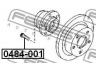 FEBEST 0484-001 rato varžtas 
 Ašies montavimas/vairavimo mechanizmas/ratai -> Ratas/rato priveržimas
MB911495, MB911495